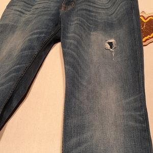 GOODFELLOW & Co Blue Ripped Jeans, Slim | Size W36